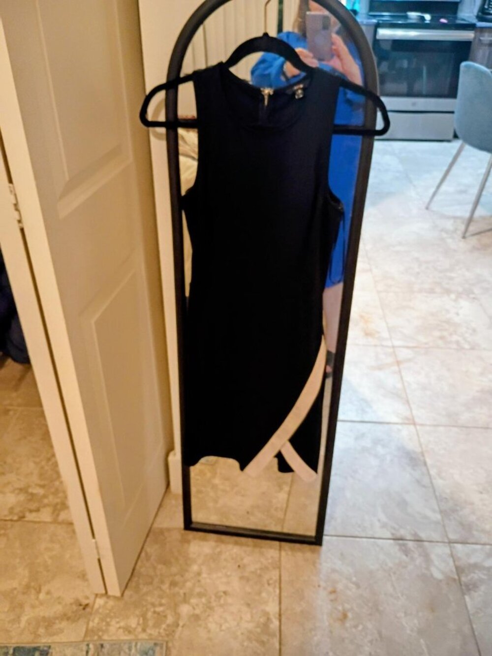 Guess Black and White Cocktail Dress